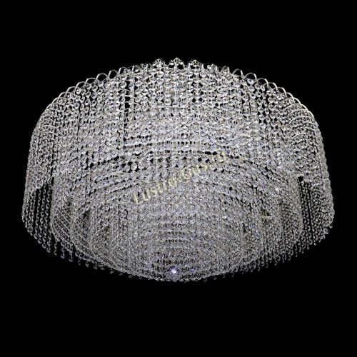 Люстра Агата №15 оптикон подвесная в Липецке Гусь Хрустальный