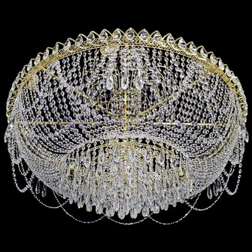 Люстра Хрустальный Каскад №12 Королевский в Липецке Гусь Хрустальный