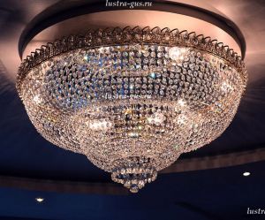 Люстра Водопад камень обтикон в Липецке отзыв и фото покупателя