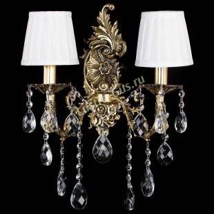 Бра из бронзы Артемида №2 Баден с абажуром