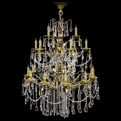 Люстра бронзовая Афина №21 в Липецке Гусь Хрустальный