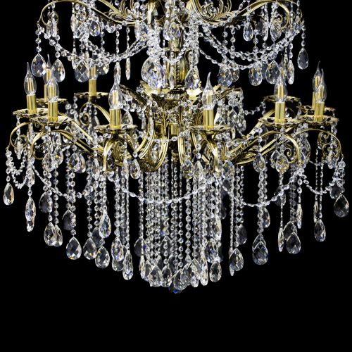 Люстра бронзовая Афина №21 в Липецке Гусь Хрустальный