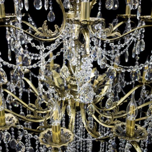 Люстра бронзовая Афина №21 в Липецке Гусь Хрустальный