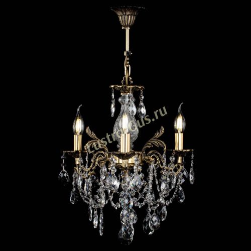 Люстра бронзовая Алфея №3/1 Баден в Липецке Гусь Хрустальный