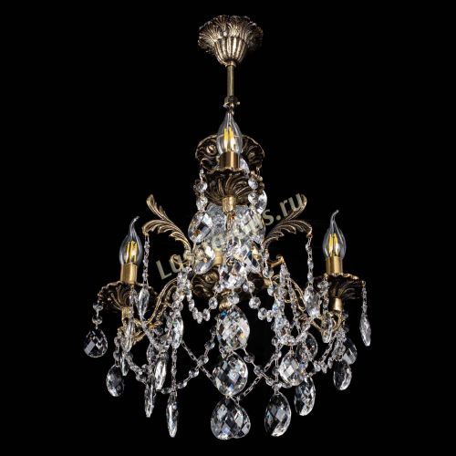 Люстра бронзовая Алфея №3/1 Баден в Липецке Гусь Хрустальный