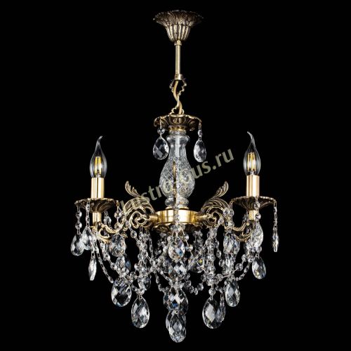 Люстра бронзовая Алфея №3/1 Баден в Липецке Гусь Хрустальный