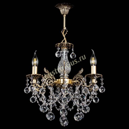 Люстра бронзовая Алфея №3/1 Шар в Липецке Гусь Хрустальный