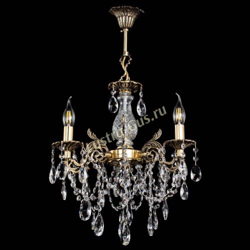 Люстра бронзовая Алфея №3/1 Журавлик в Липецке Гусь Хрустальный