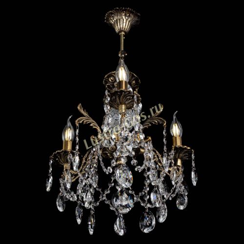 Люстра бронзовая Алфея №3/1 Звездочка в Липецке Гусь Хрустальный