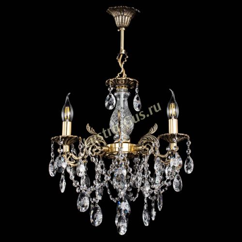 Люстра бронзовая Алфея №3/1 Звездочка в Липецке Гусь Хрустальный