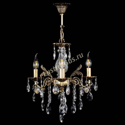 Люстра бронзовая Алфея №3/2 Баден в Липецке Гусь Хрустальный