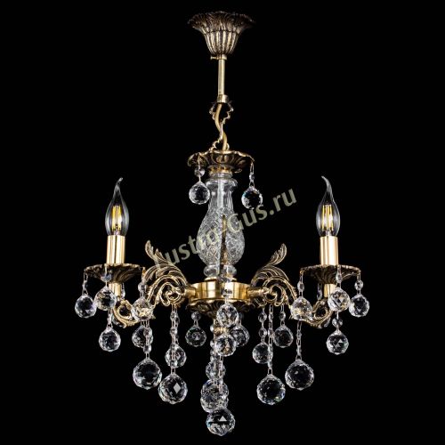 Люстра бронзовая Алфея №3/2 Шар в Липецке Гусь Хрустальный