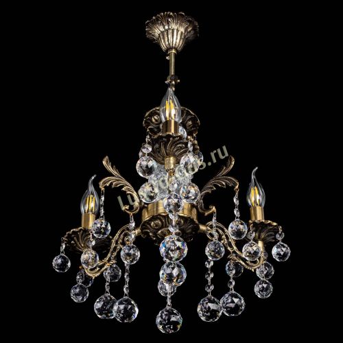 Люстра бронзовая Алфея №3/2 Шар в Липецке Гусь Хрустальный