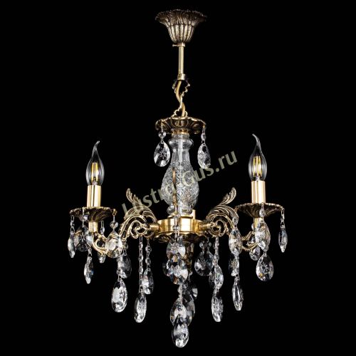 Люстра бронзовая Алфея №3/2 Звездочка в Липецке Гусь Хрустальный