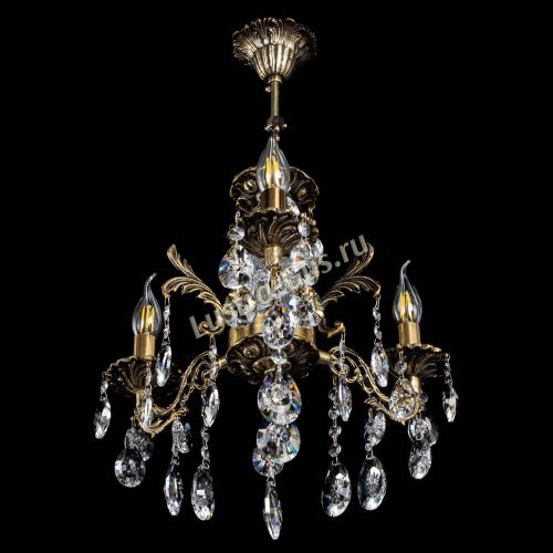 Люстра бронзовая Алфея №3/2 Звездочка в Липецке Гусь Хрустальный