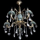 Люстра бронзовая Алфея №5 "Малахит" баден в Липецке Люстра бронзовая Алфея №5 "Малахит" баден в Липецке