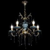 Люстра бронзовая Алфея №5 "Малахит" шар черная в Липецке Люстра бронзовая Алфея №5 "Малахит" шар черная в Липецке