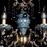 Люстра бронзовая Алфея №5 "Малахит" шар черная в Липецке Люстра бронзовая Алфея №5 "Малахит" шар черная в Липецке