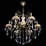 Люстра бронзовая Алфея №6 с камнем шар в Липецке Люстра бронзовая Алфея №6 с камнем шар в Липецке