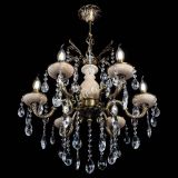 Люстра бронзовая Алфея №6 с камнем шар в Липецке Люстра бронзовая Алфея №6 с камнем шар в Липецке