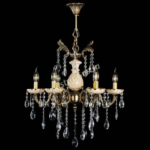 Люстра Алфея №6 с камнем журавлик в Липецке Гусь Хрустальный