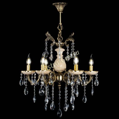 Люстра Алфея №6 с камнем журавлик в Липецке Гусь Хрустальный