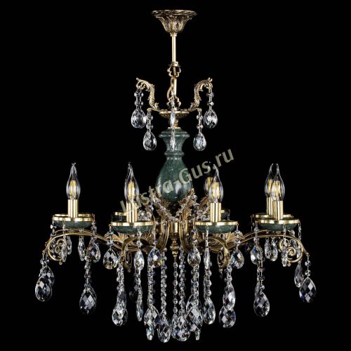 Люстра бронзовая Алфея Малахит №8 баден в Липецке Люстра бронзовая Алфея Малахит №8 баден в Липецке