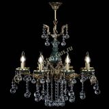 Люстра бронзовая Алфея Малахит №8 шар в Липецке Люстра бронзовая Алфея Малахит №8 шар в Липецке