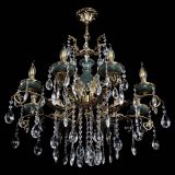 Люстра бронзовая Алфея Малахит №8 журавлик в Липецке Люстра бронзовая Алфея Малахит №8 журавлик в Липецке