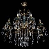 Люстра бронзовая Алфея Малахит №8 журавлик в Липецке Люстра бронзовая Алфея Малахит №8 журавлик в Липецке