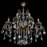 Люстра бронзовая Алфея Малахит №8 звездочка в Липецке Люстра бронзовая Алфея Малахит №8 звездочка в Липецке