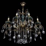 Люстра бронзовая Алфея Малахит №8 звездочка в Липецке Люстра бронзовая Алфея Малахит №8 звездочка в Липецке