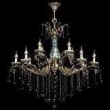 Люстра бронзовая Алфея Малахит №12 шар черная в Липецке Люстра бронзовая Алфея Малахит №12 шар черная в Липецке