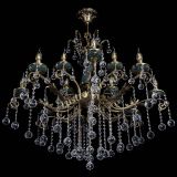 Люстра бронзовая Алфея Малахит №12 шар в Липецке Люстра бронзовая Алфея Малахит №12 шар в Липецке