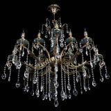 Люстра бронзовая Алфея Малахит №12 журавлик в Липецке Люстра бронзовая Алфея Малахит №12 журавлик в Липецке