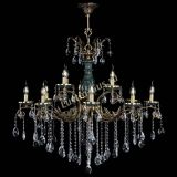 Люстра бронзовая Алфея Малахит №12 звездочка в Липецке Люстра бронзовая Алфея Малахит №12 звездочка в Липецке