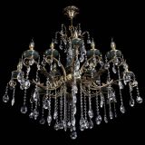 Люстра бронзовая Алфея Малахит №12 звездочка в Липецке Люстра бронзовая Алфея Малахит №12 звездочка в Липецке