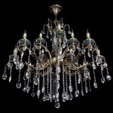 Люстра бронзовая Алфея Малахит №12 звездочка в Липецке Люстра бронзовая Алфея Малахит №12 звездочка в Липецке