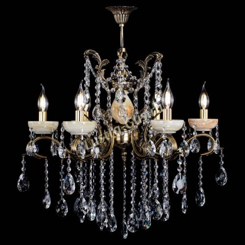 Люстра бронзовая Алфея Оникс №6 звездочка в Липецке Гусь Хрустальный