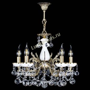 Люстра бронзовая Атланта из мрамора №5/3 Шар в Липецке отзыв и фото покупателя