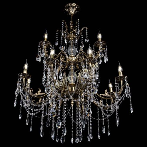 Люстра бронзовая Кассандра Алфея №12 журавлик в Липецке Гусь Хрустальный