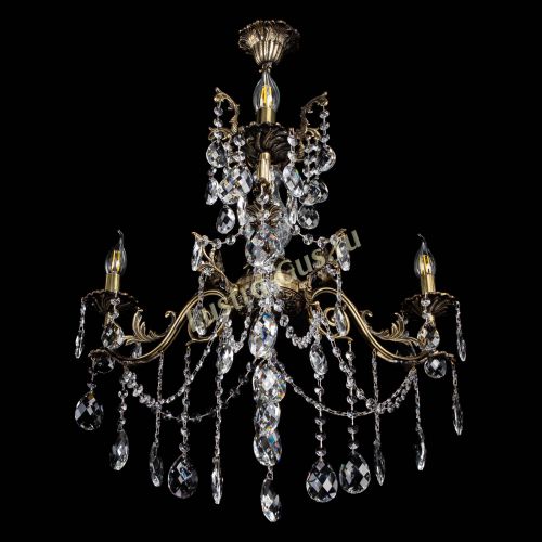 Люстра бронзовая Кассандра Алфея №3/1 баден в Липецке Гусь Хрустальный