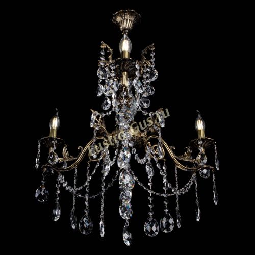 Люстра бронзовая Кассандра Алфея №3/1 баден в Липецке Гусь Хрустальный