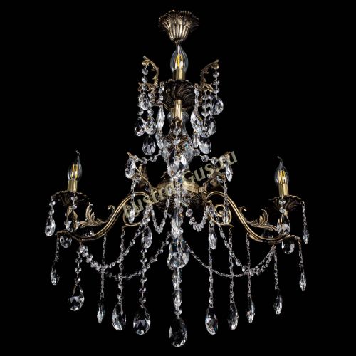 Люстра бронзовая Кассандра Алфея №3/1 журавлик в Липецке Гусь Хрустальный