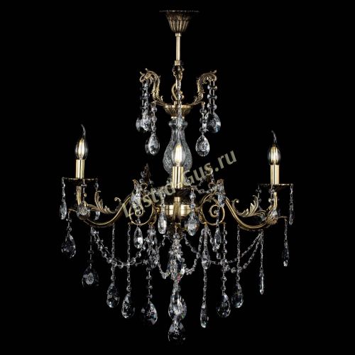 Люстра бронзовая Кассандра Алфея №3/1 звездочка в Липецке Гусь Хрустальный