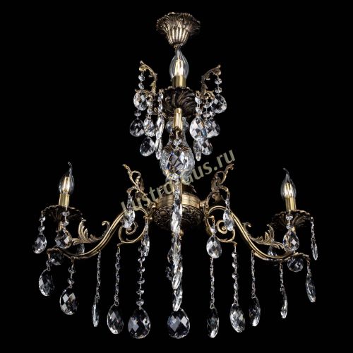 Люстра бронзовая Кассандра Алфея №3/2 баден в Липецке Гусь Хрустальный