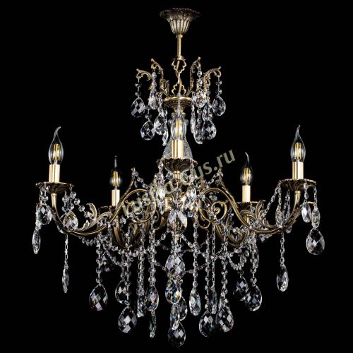 Люстра бронзовая Кассандра Алфея №5/1 баден в Липецке Гусь Хрустальный