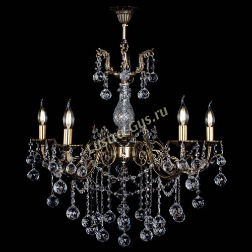 Люстра бронзовая Кассандра Алфея №5/1 шар в Липецке Гусь Хрустальный