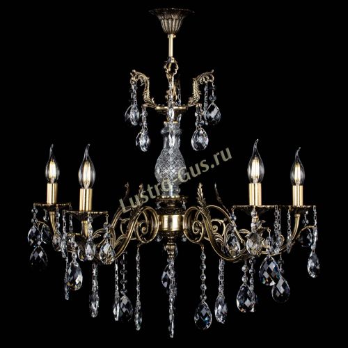 Люстра бронзовая Кассандра Алфея №5/2 баден в Липецке Гусь Хрустальный