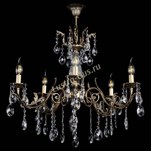 Люстра бронзовая Кассандра Алфея №5/2 баден в Липецке Гусь Хрустальный